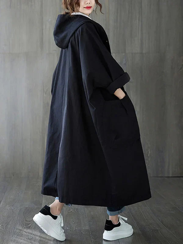 Audrey | Trenchcoat Med Hætte