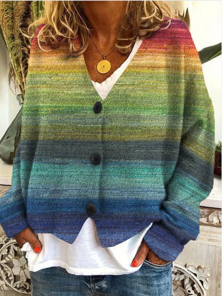 Becca Farverig Cardigan