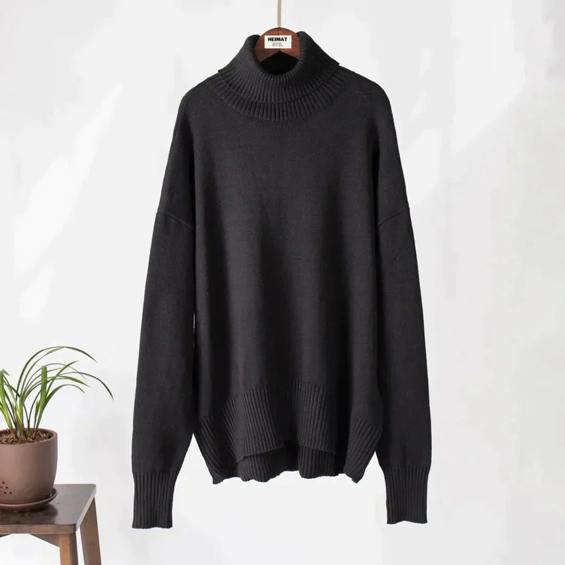 Lavinia | Kvinders hyggelig oversized rullekravetrøje til efterår/vinter