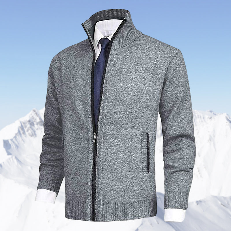 Valdemar | Modetrøje til mænd Stilfuld strik cardigan til efterår/vinter