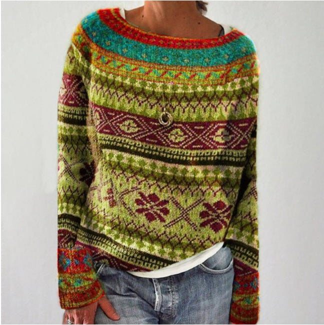 Adelina | Stilfuld damestrikket sweater til hyggelige efterår/vinterdage