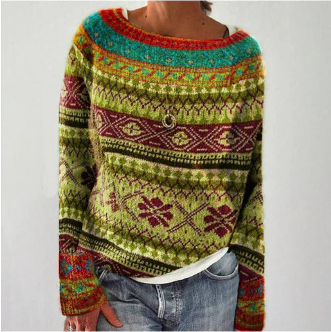 Adela | Stilfuld damestrikket sweater til hyggelige efterår/vinterdage