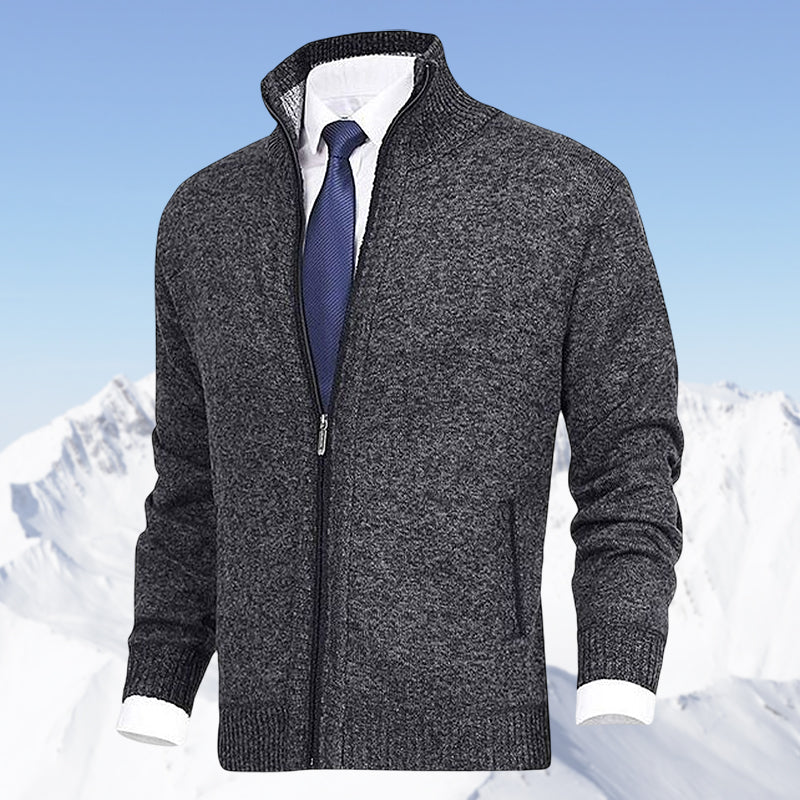 Valdemar | Modetrøje til mænd Stilfuld strik cardigan til efterår/vinter