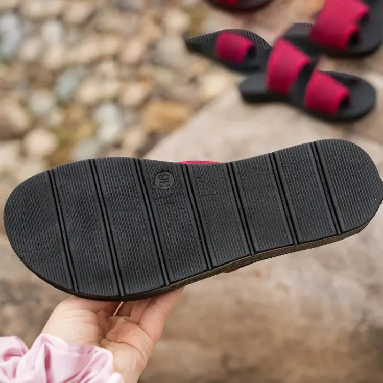 IRENEA | MESH SLIDE SANDALER UDSALG