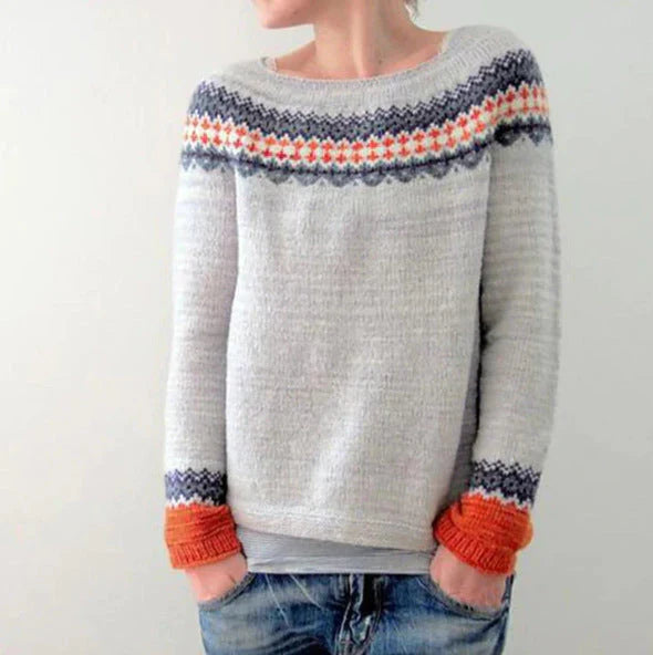 Adela | Stilfuld damestrikket sweater til hyggelige efterår/vinterdage