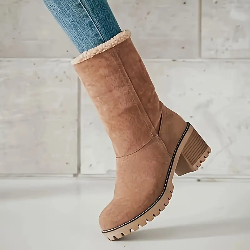 Fausta - Trendy Ankel Høje Støvler