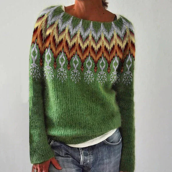 Adela | Stilfuld damestrikket sweater til hyggelige efterår/vinterdage