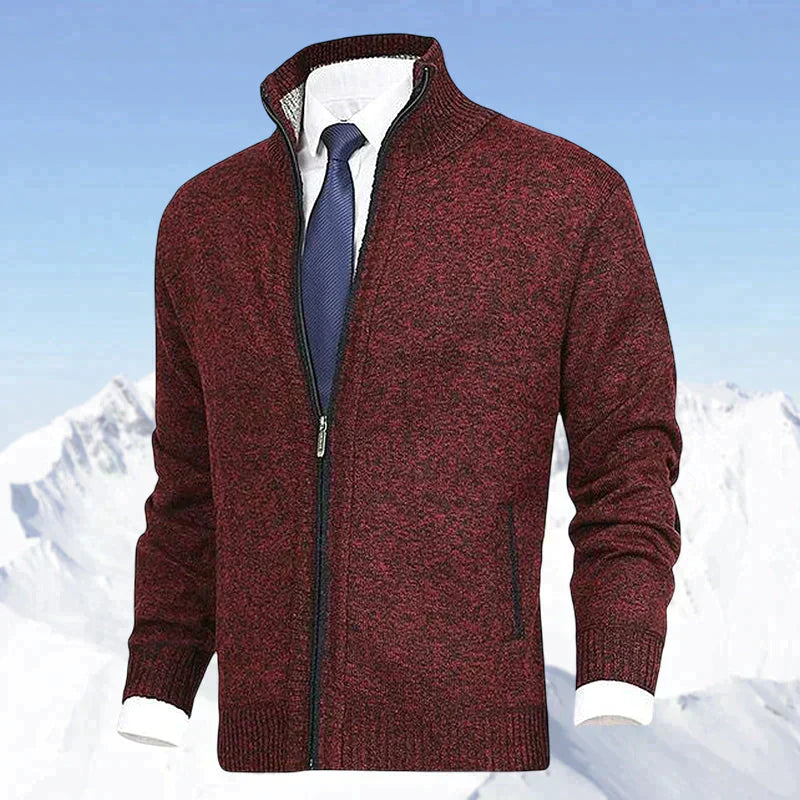 Valdemar | Modetrøje til mænd Stilfuld strik cardigan til efterår/vinter