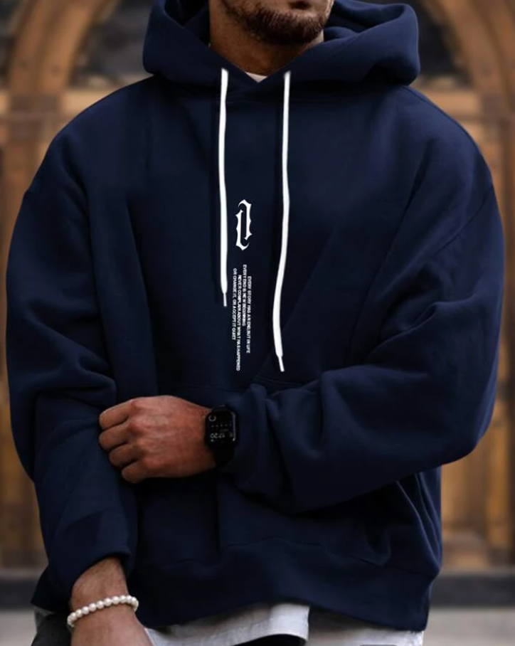 Yngve | Stilfuld oversized hættetrøje til mænd Komfortabel High Street Fashion