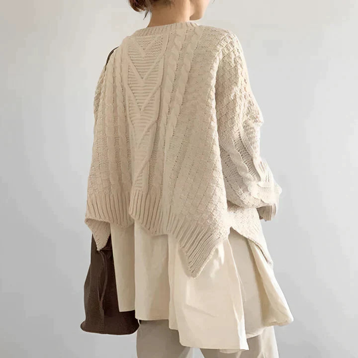 Ågot | Hyggelig sweater med rund hals til smart efterårs- og vinterstil