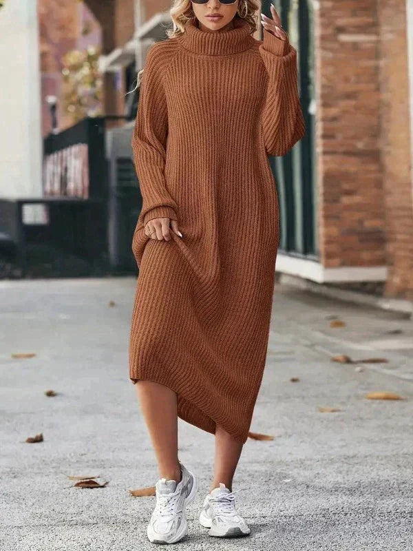 Amelia | Elegant sweaterkjole til kvinder Stilfuld vintertrøjekjole