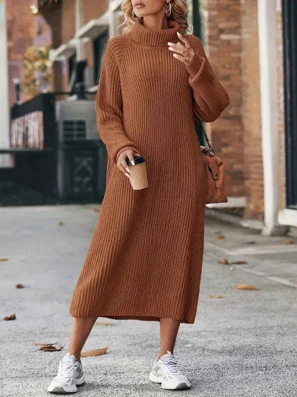 Amelia | Elegant sweaterkjole til kvinder Stilfuld vintertrøjekjole