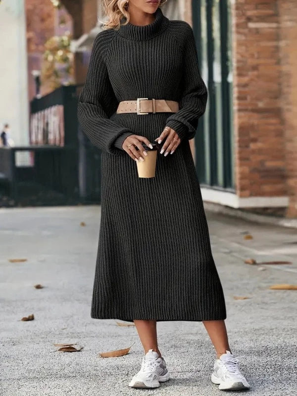 Amelia | Elegant sweaterkjole til kvinder Stilfuld vintertrøjekjole