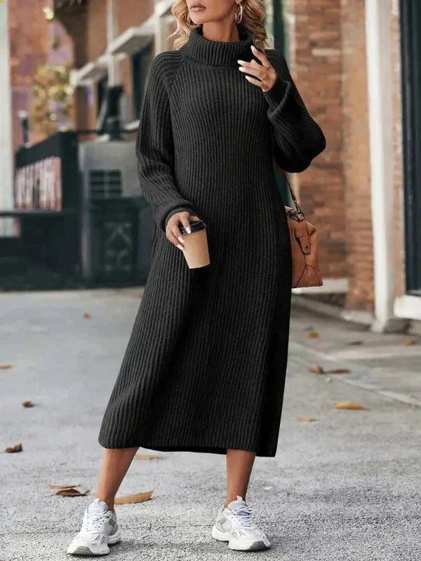 Amelia | Elegant sweaterkjole til kvinder Stilfuld vintertrøjekjole