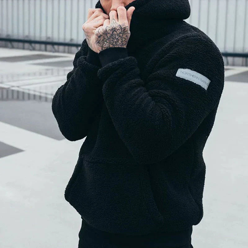 Einar | Langærmet Plush Hoodie – Ultimativ Komfort & Stil til Efterår/Vinter