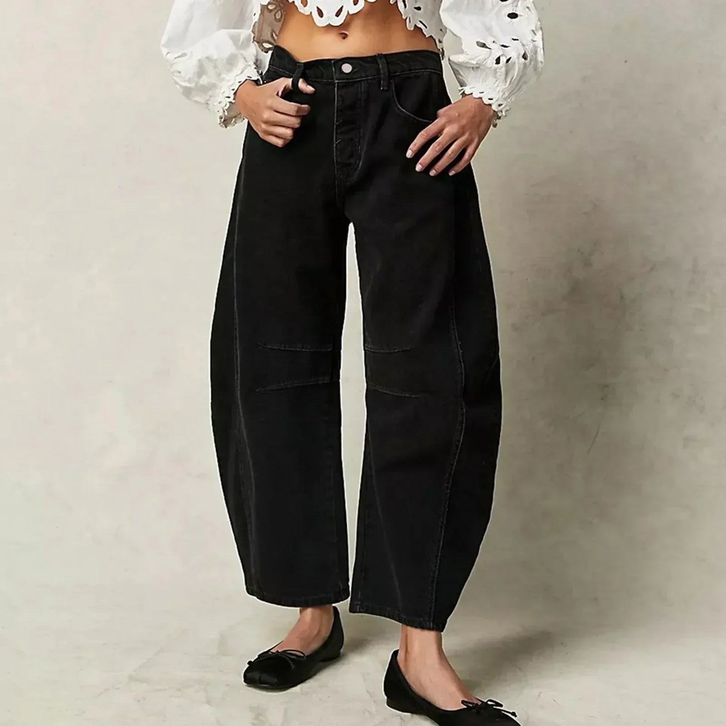 Wiola - Afslappede Denim Bukser