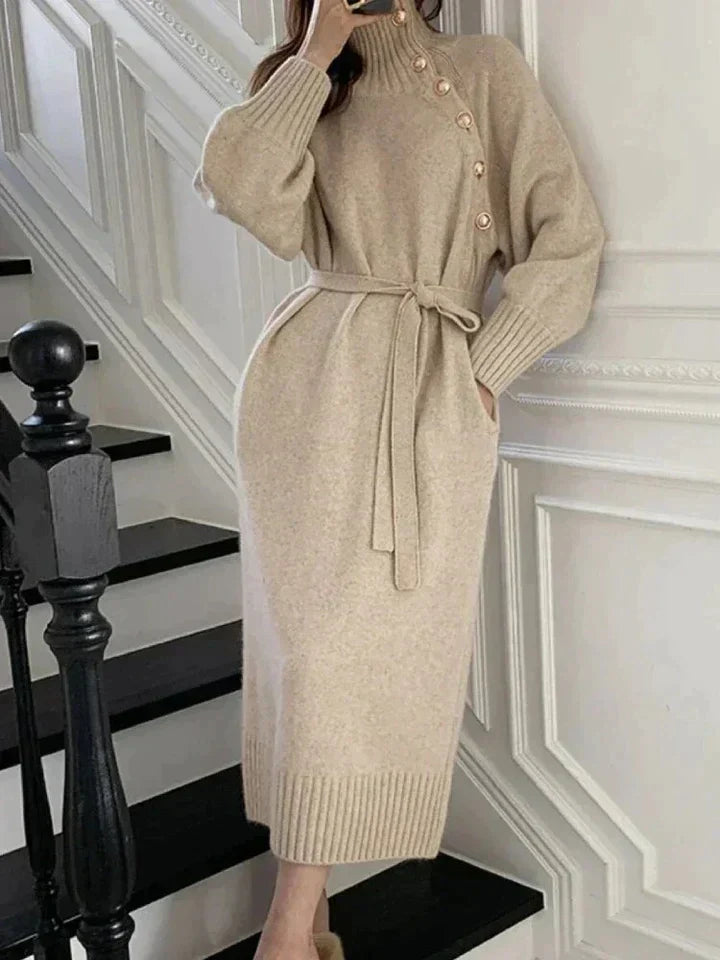 Sunniva | Elegant oversized sweaterkjole til vinterchic