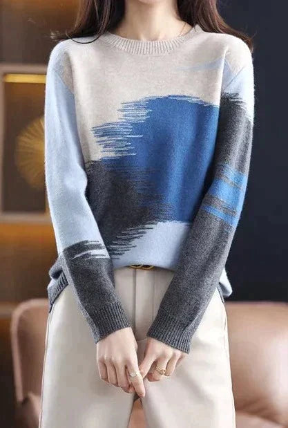 Yliana | Tie Dye Pullover Sweater Stilfuld og behagelig sweater til kvinder