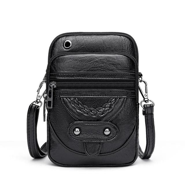 Vellana | Vintage crossbody-taske i læder