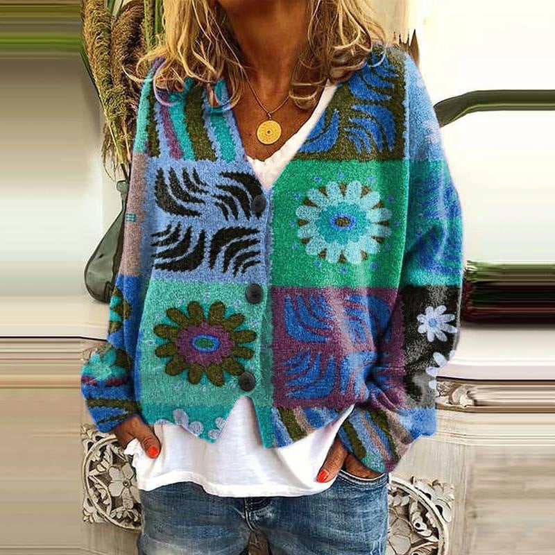 Marie Farverig Kvinde Cardigan