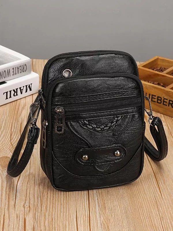 Vellana | Vintage crossbody-taske i læder