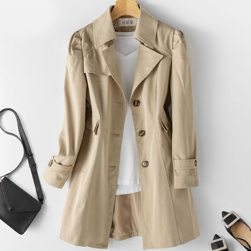Benedikte | Chic sommertrenchcoat til kvinder – Elegant og stilfuld