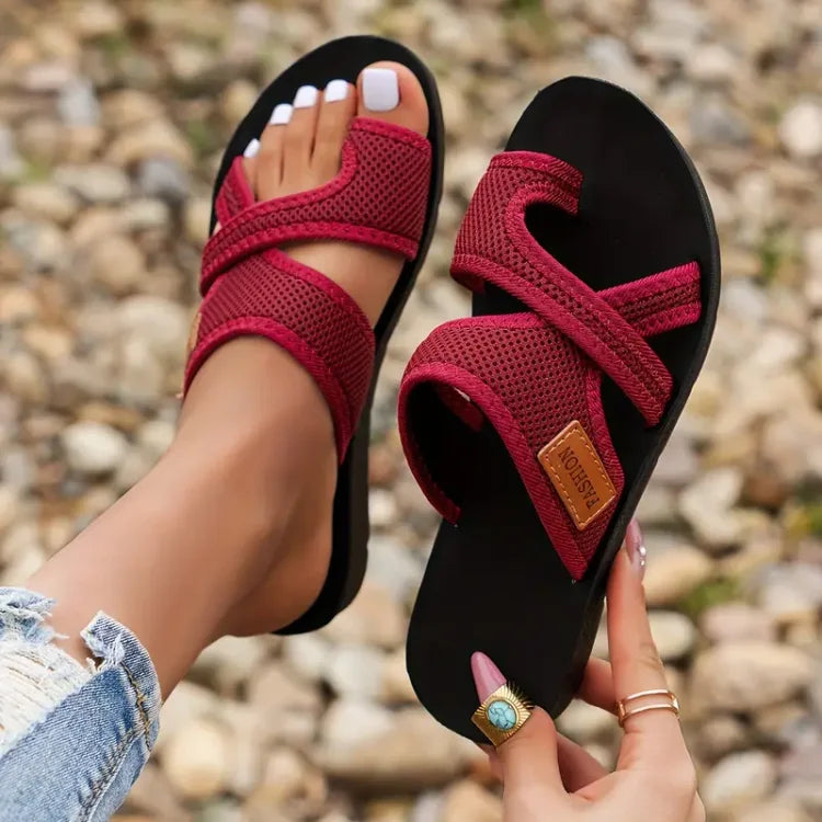 IRENEA | MESH SLIDE SANDALER UDSALG