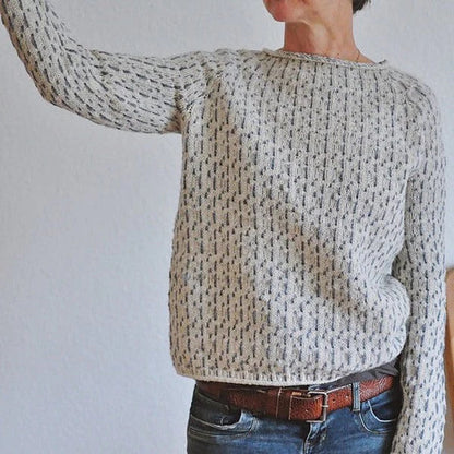 Clara-Marie | Elegant crewneck sweater med bådhals for ubesværet stil