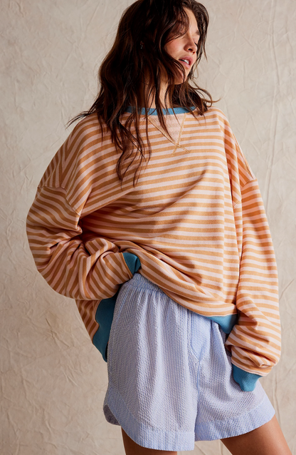 Hallie | Stribet Komfort Sweater