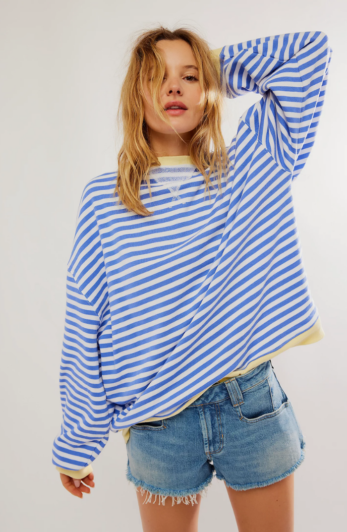 Hallie | Stribet Komfort Sweater