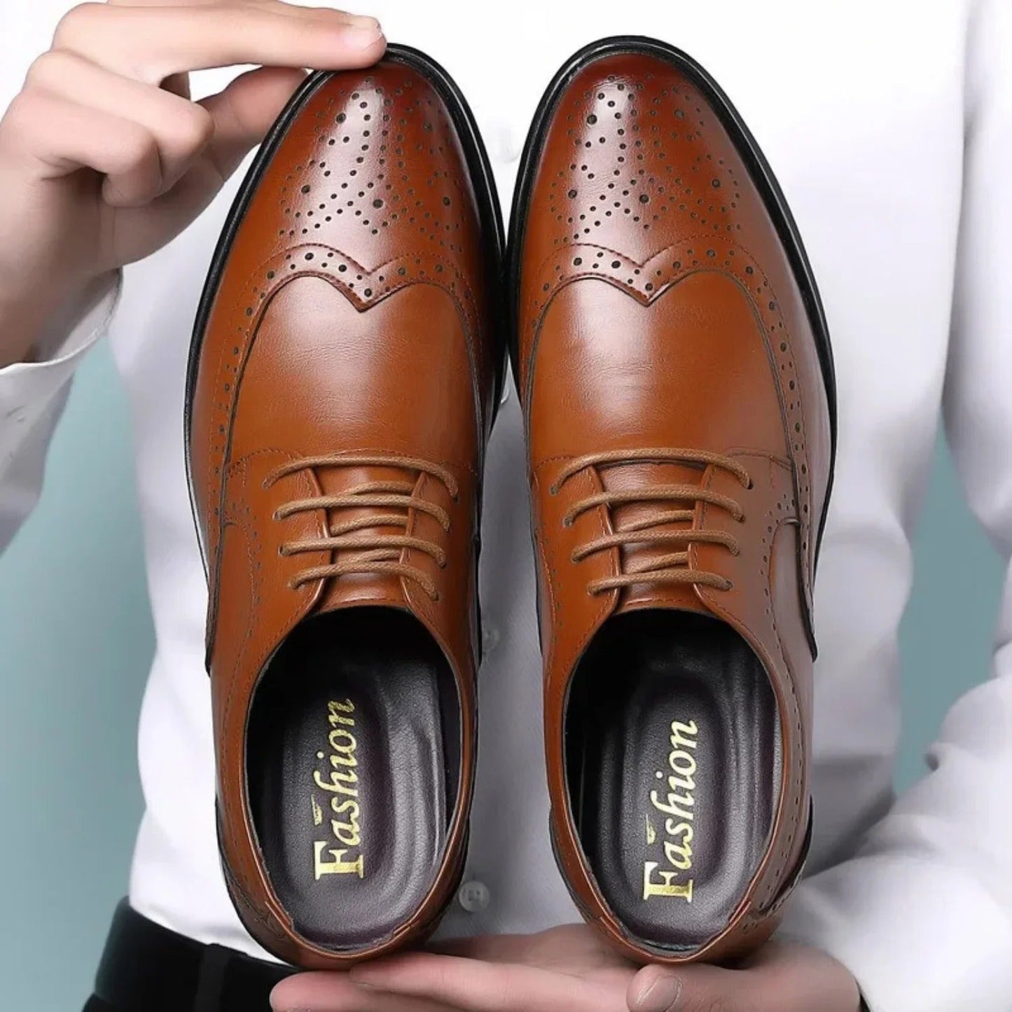 Torbjørn | Brogue Oxford-sko til mænd Tidløs læderelegance til enhver lejlighed