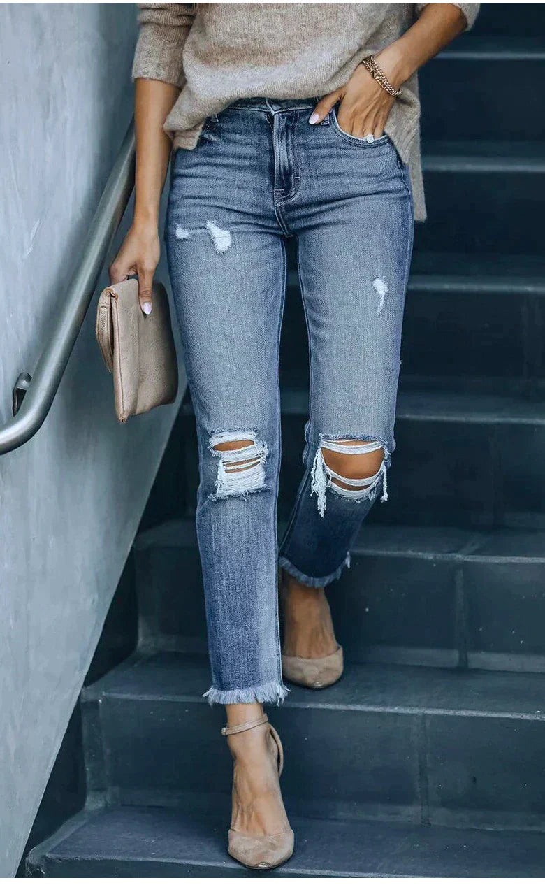 Kristen – Rivne Straight-Leg Jeans