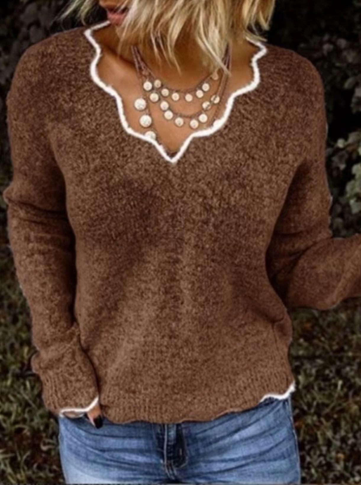 Amber | Elegant sweater med blød chenille-tekstur til kvinder