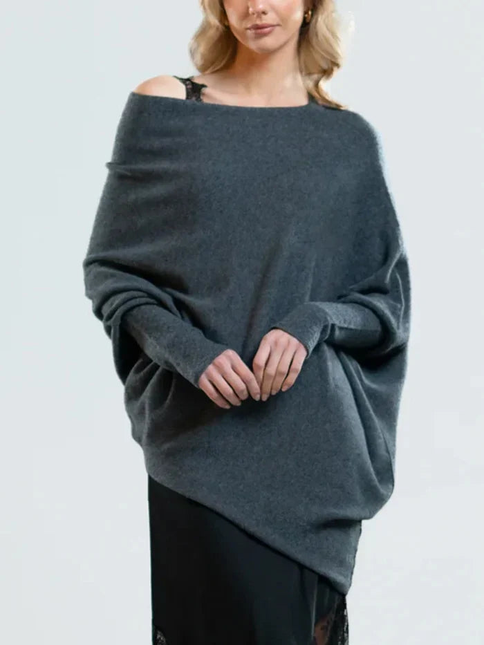 Majbritt | Stilfuld oversize sweater til efterår/vinter hyggelig og elegant