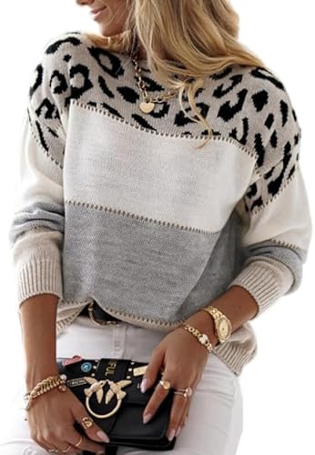 Tora | Oversized sweater med leopardprint til kvinder for ultimativ komfort