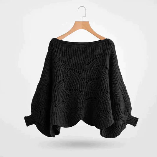 Irlina | Kvinders hyggelig Bat Wing strikket sweater til smart vinterstil