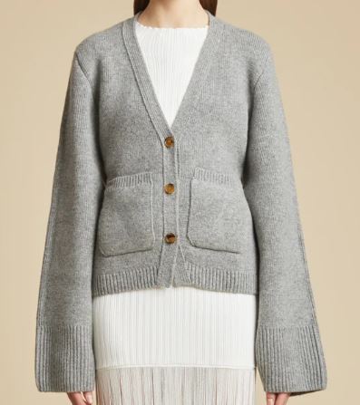 Rut | Elegant cardigan med V-hals til kvinder Chic striktrøje til efteråret