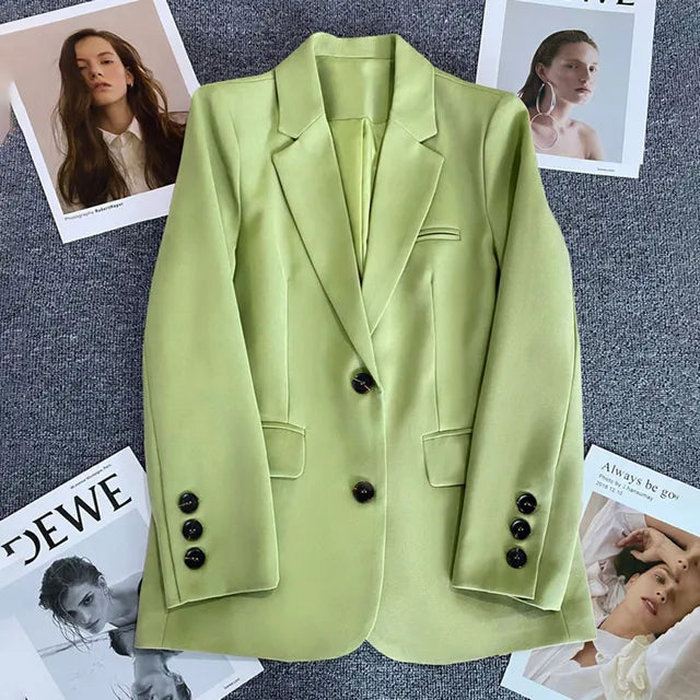 Dina | Elegant langærmet blazer til kvinder Chic pendlerjakke