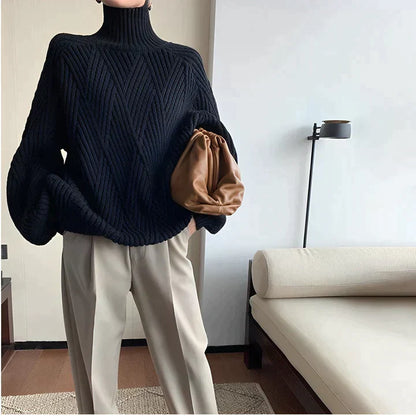 Anna Rullekrave Sweater