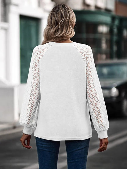 Bonnie | Elegant V-hals sweater med pufærmer til kvinder
