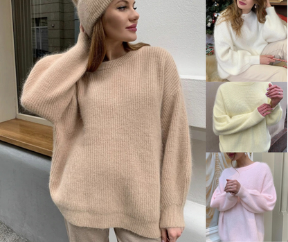 Norna | Cashmere sweater til kvinder Hyggelig og trendy oversize strik til efterår og vinter