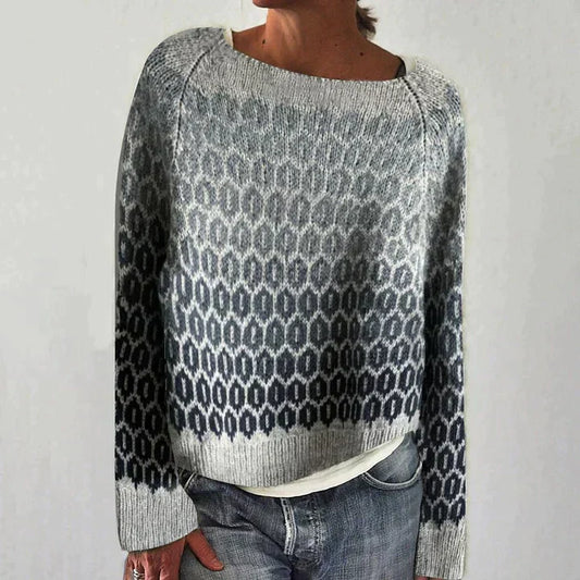 Ilse | Stilfuld afslappet sweater til kvinder med unikke vintagedetaljer