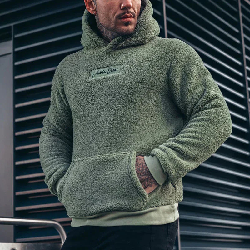 Einar | Langærmet Plush Hoodie – Ultimativ Komfort &amp; Stil til Efterår/Vinter