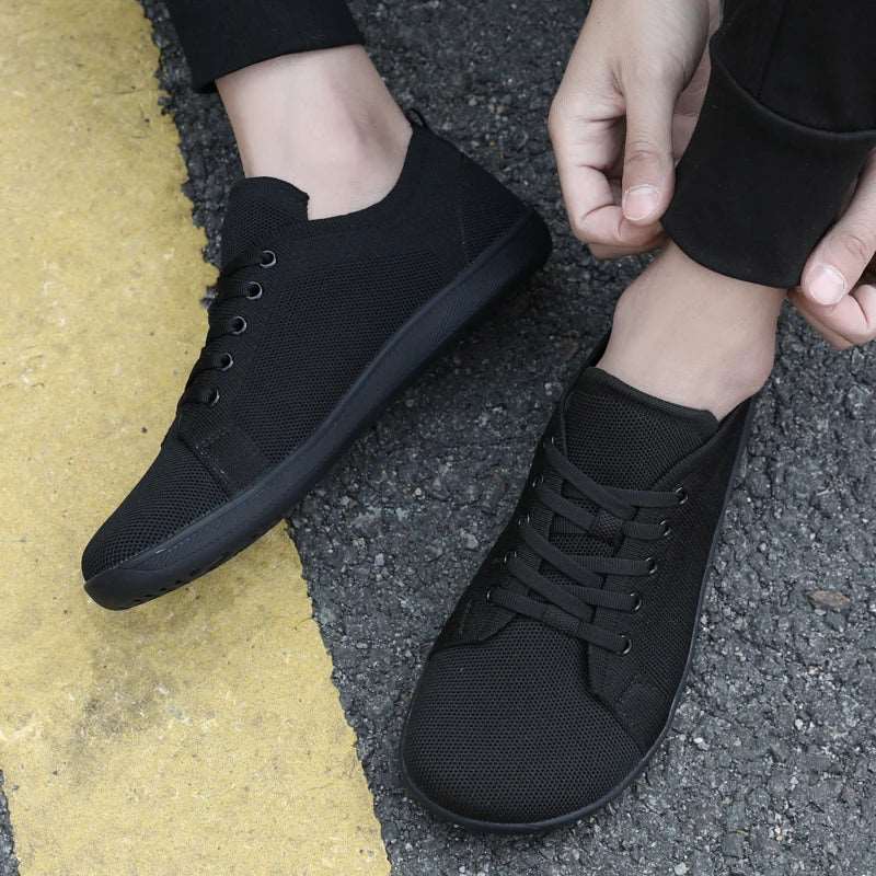 Lea | Minimalistiske barfodssneakers åndbare og lette fritidssko