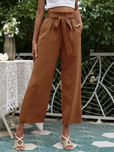 Cheryl - Stylish Pleated Wide-Leg Pants