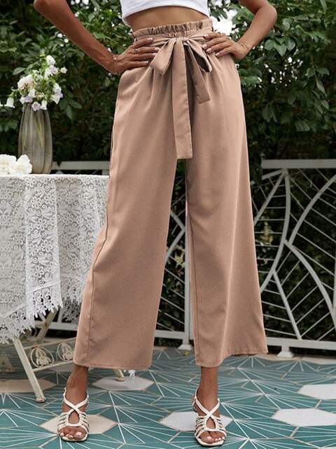 Cheryl - Stylish Pleated Wide-Leg Pants