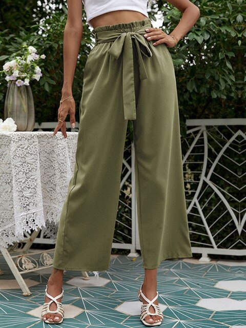 Cheryl - Stylish Pleated Wide-Leg Pants