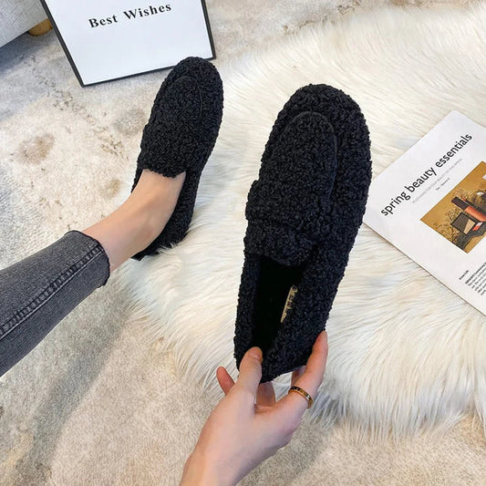 Maya | Plys Slippers Sko Hyggelige Slip-On sko for ultimativ komfort og varme