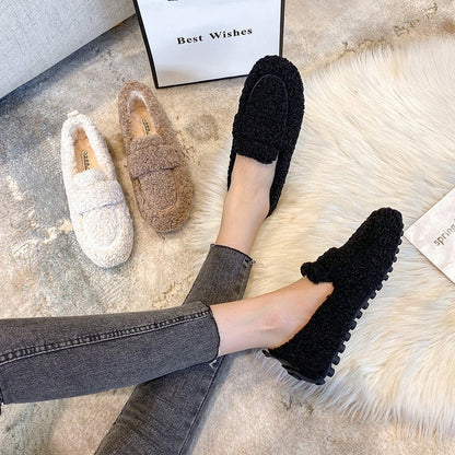 Maya | Plys Slippers Sko Hyggelige Slip-On sko for ultimativ komfort og varme