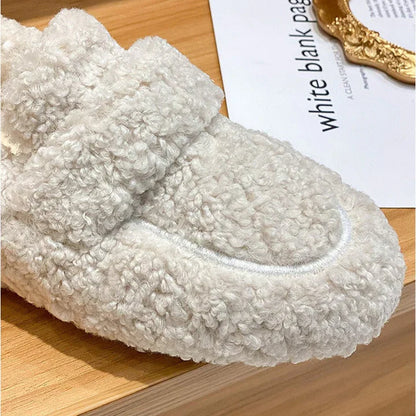 Maya | Plys Slippers Sko Hyggelige Slip-On sko for ultimativ komfort og varme